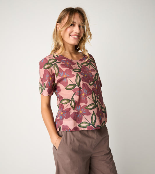 ALESSIA SANTI T-shirt con stampa floreale 611SD45051 Fiori