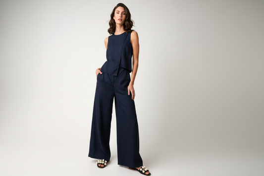 ALESSIA SANTI Tuta girocollo 611SD15011 Blu