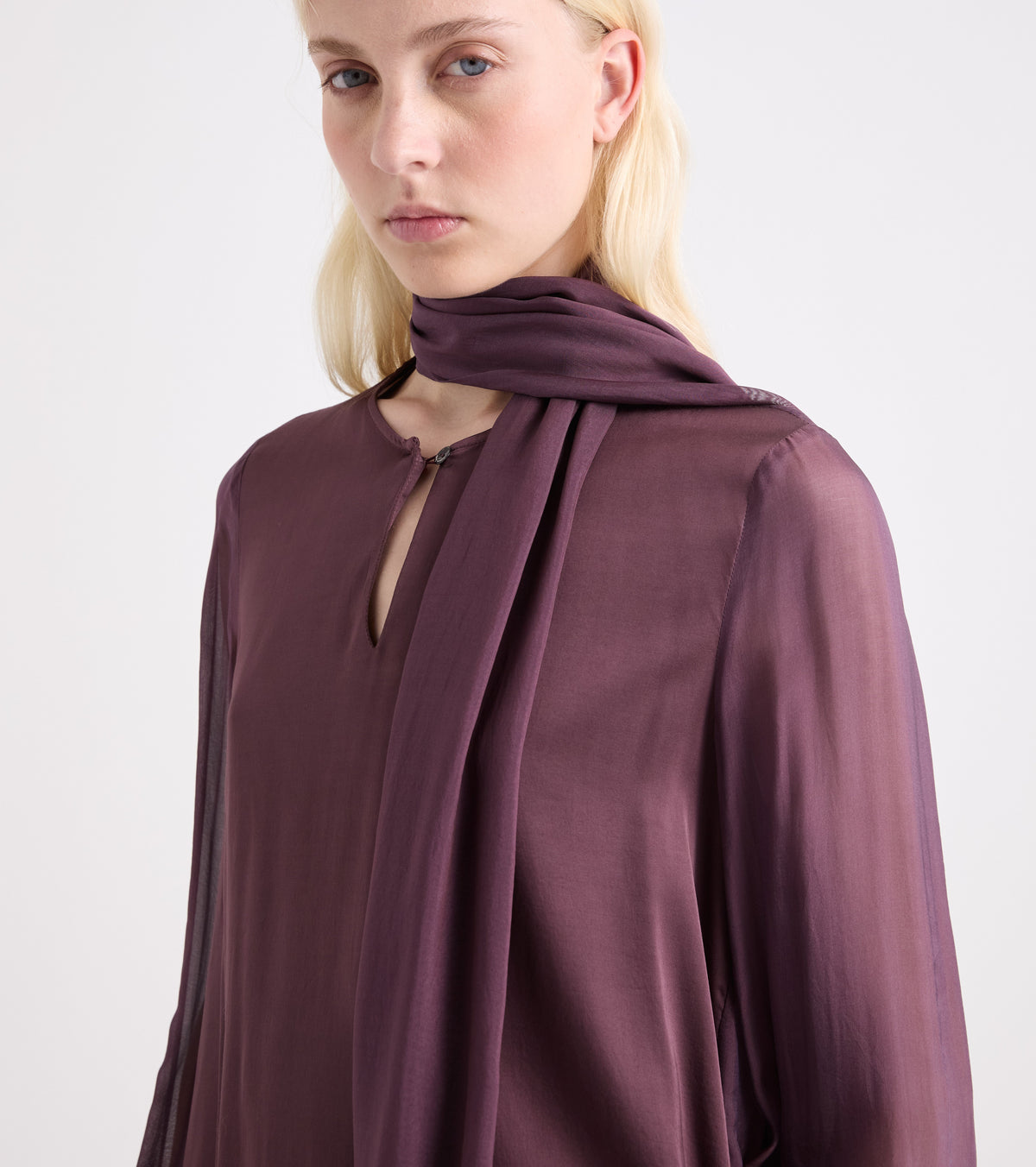 ALESSIA SANTI Camicia Blusa con collo a giro 621SD45028 Succo
