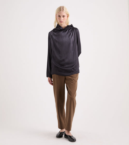 ALESSIA SANTI Camicia Blusa in viscosa con maniche lunghe 621SD45039 Lavagna