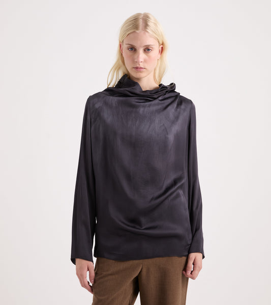ALESSIA SANTI Camicia Blusa in viscosa con maniche lunghe 621SD45039 Lavagna