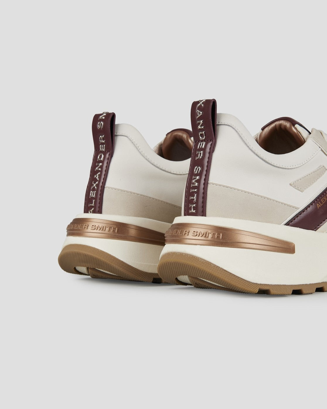 ALEXANDER SMITH Sneakers LIVERPOOL DONNA ASBCLPW2006FBX Off White Bordeaux