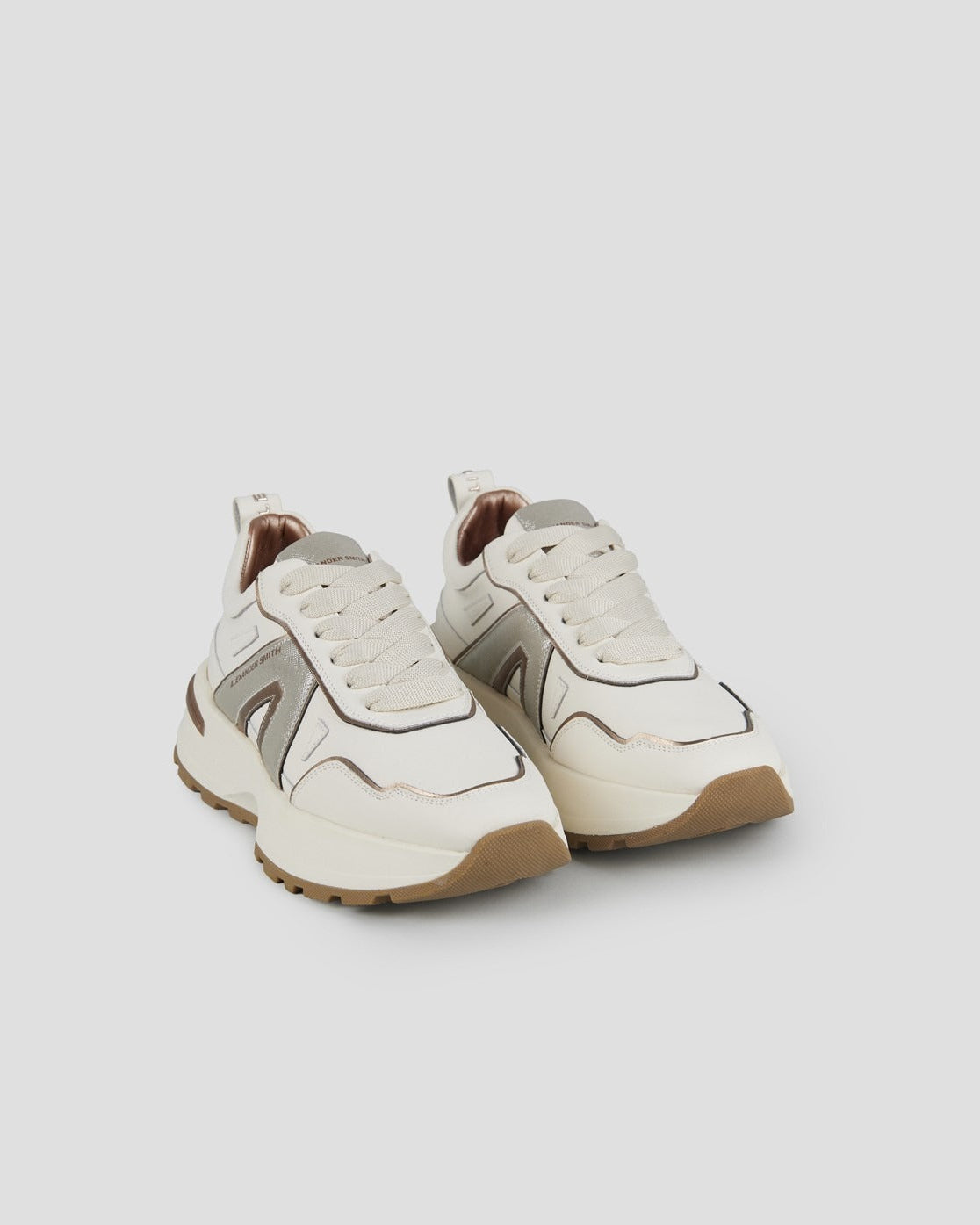 ALEXANDER SMITH Sneakers LIVERPOOL DONNA ASBCLPW2174FSV Off White Silver