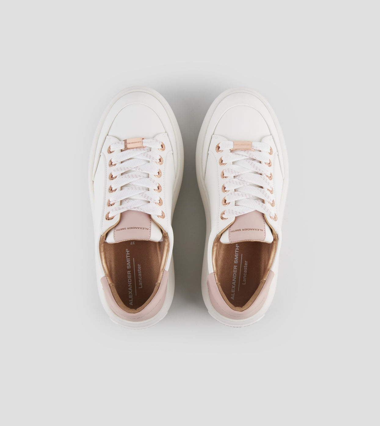 ALEXANDER SMITH Sneakers Donna LANCASTER ASBDLSW1850WRS White Rose
