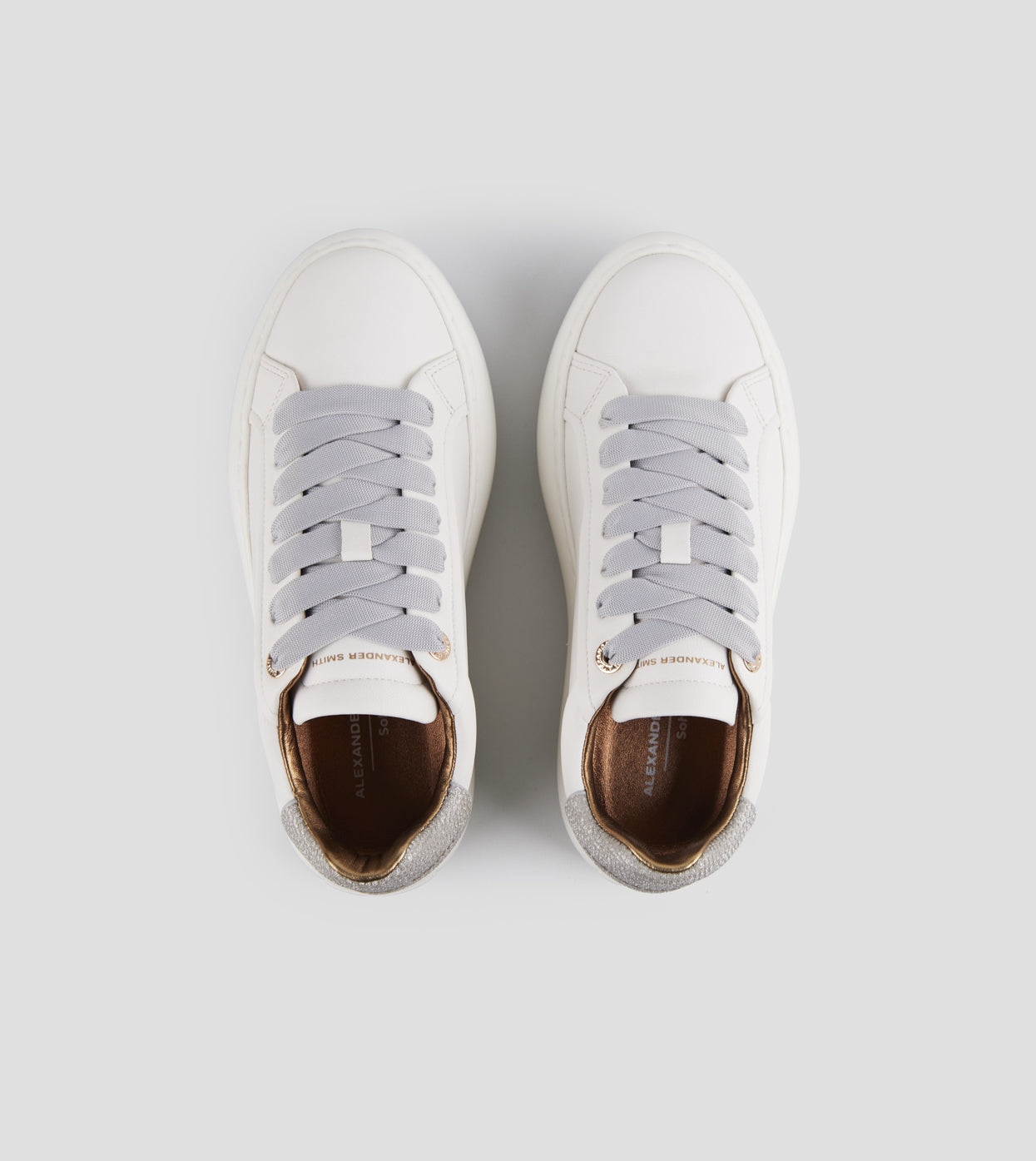 ALEXANDER SMITH Sneakers Donna SOHO ASBDSOW3574WSV White Silver