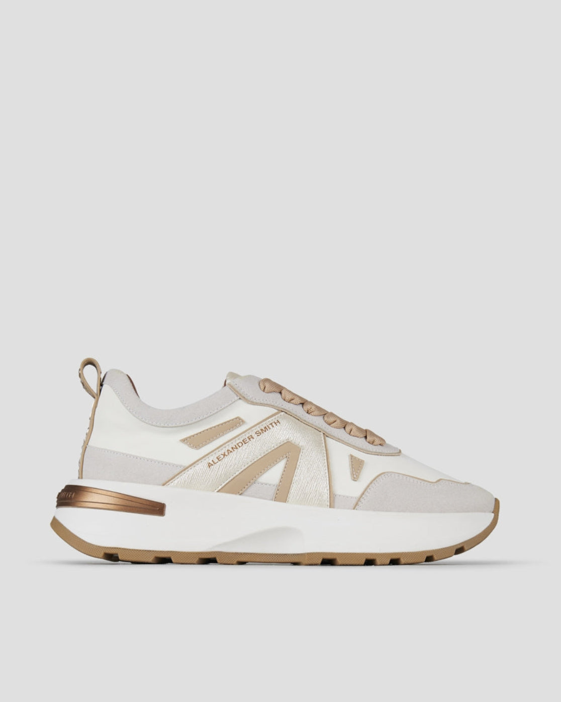 ALEXANDER SMITH Sneakers LIVERPOOL Donna ASBDLPW2153FLD Off White Light Gold