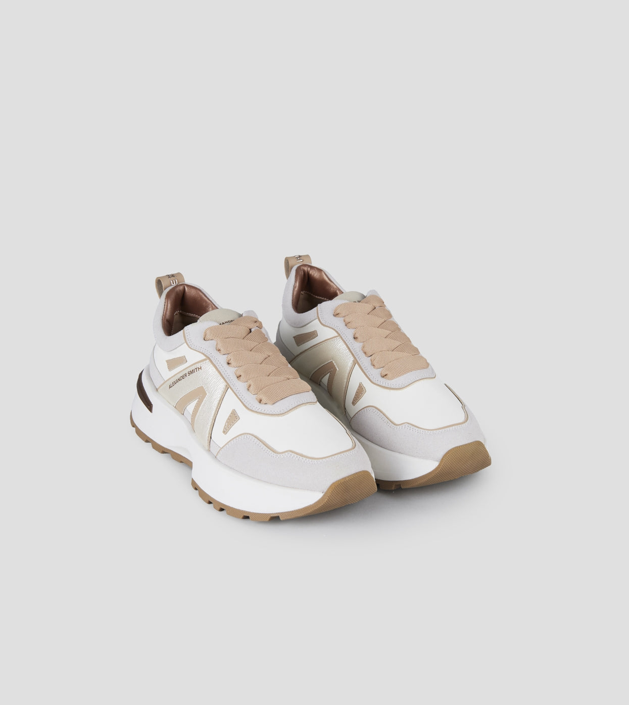 ALEXANDER SMITH Sneakers LIVERPOOL Donna ASBDLPW2153FLD Off White Light Gold