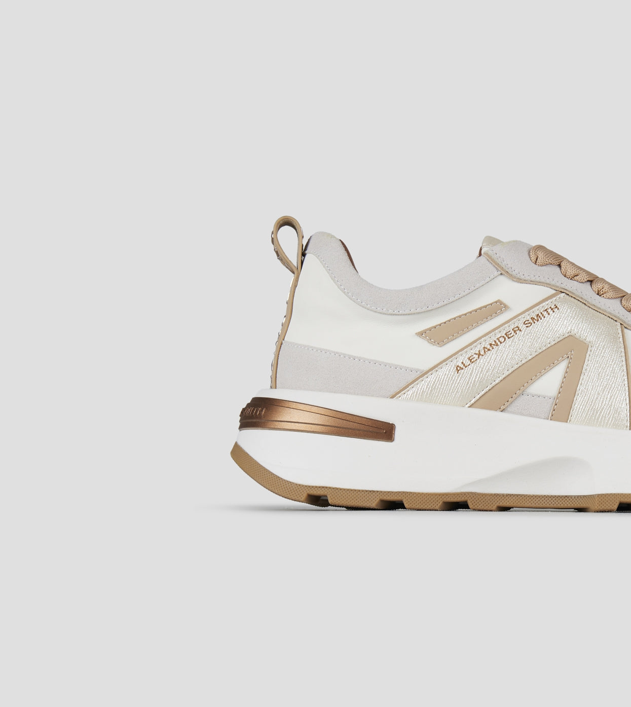 ALEXANDER SMITH Sneakers LIVERPOOL Donna ASBDLPW2153FLD Off White Light Gold