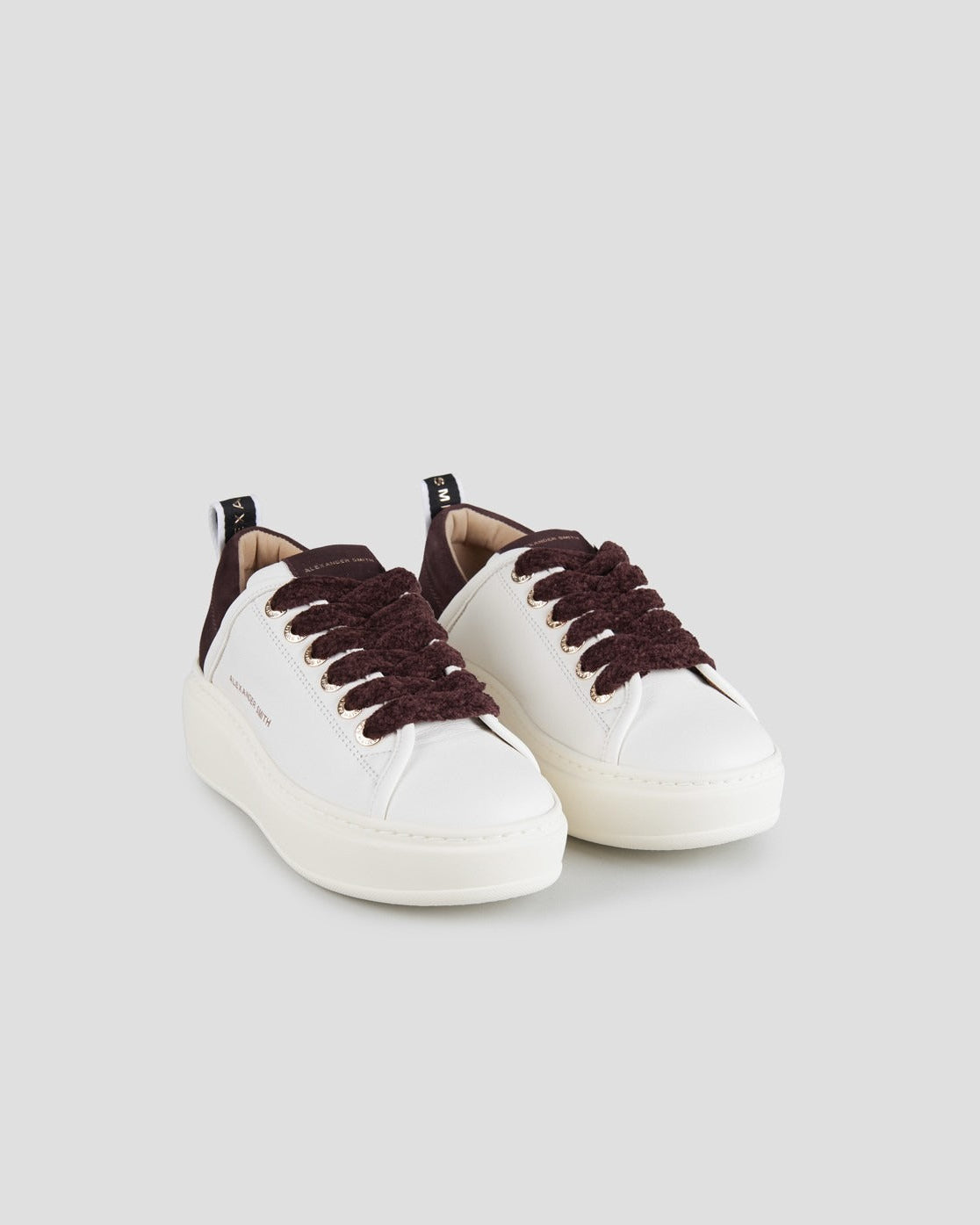ALEXANDER SMITH Sneakers WEMBLEY DONNA ASBCWHW0523WDX White Bordeaux