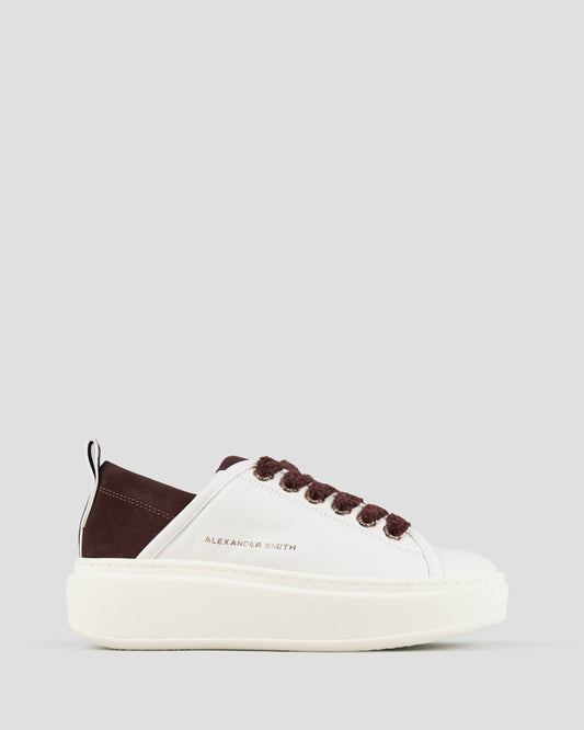 ALEXANDER SMITH Sneakers WEMBLEY DONNA ASBCWHW0523WDX White Bordeaux
