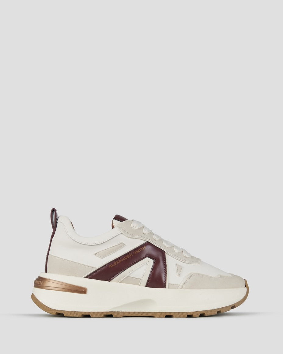 ALEXANDER SMITH Sneakers LIVERPOOL DONNA ASBCLPW2006FBX Off White Bordeaux