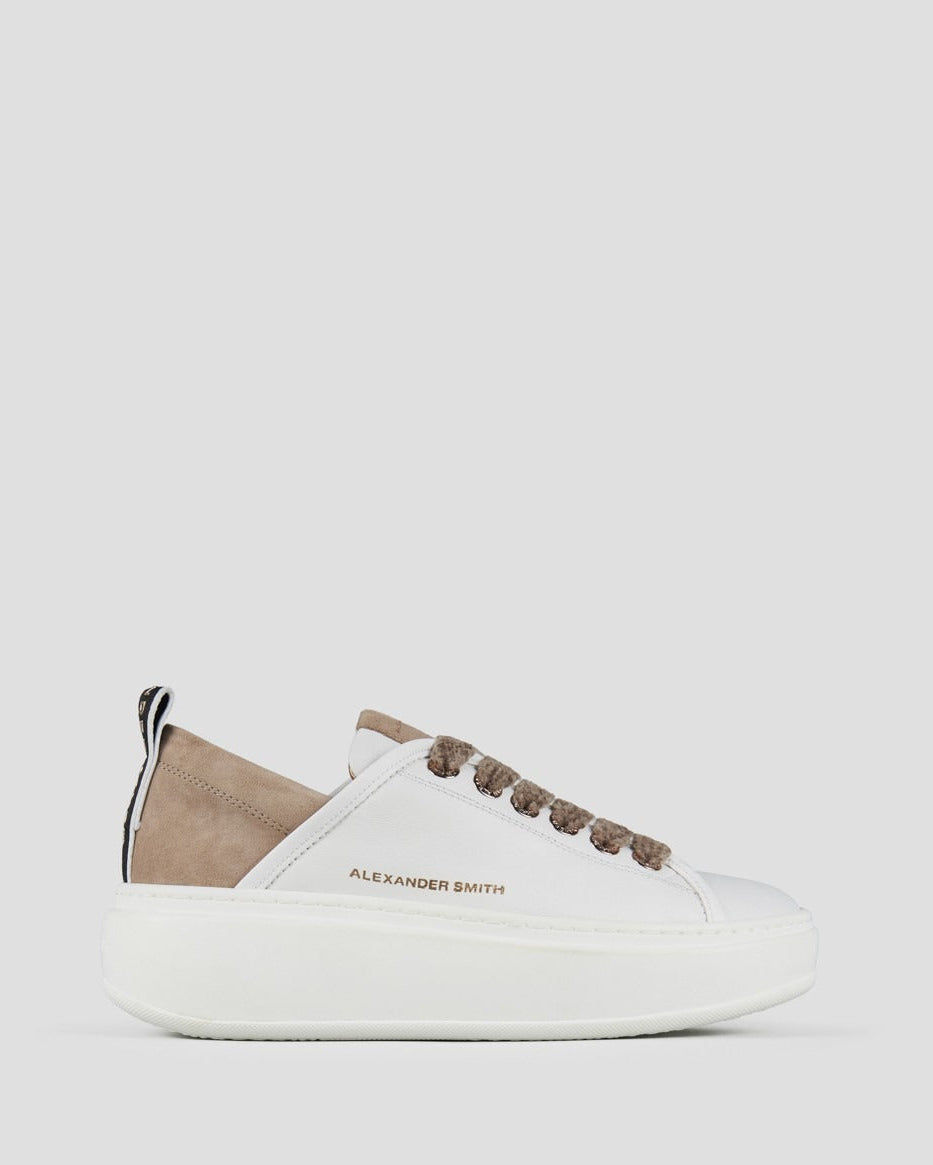 ALEXANDER SMITH Sneakers WEMBLEY DONNA ASBCWHW0523WCM White Camel