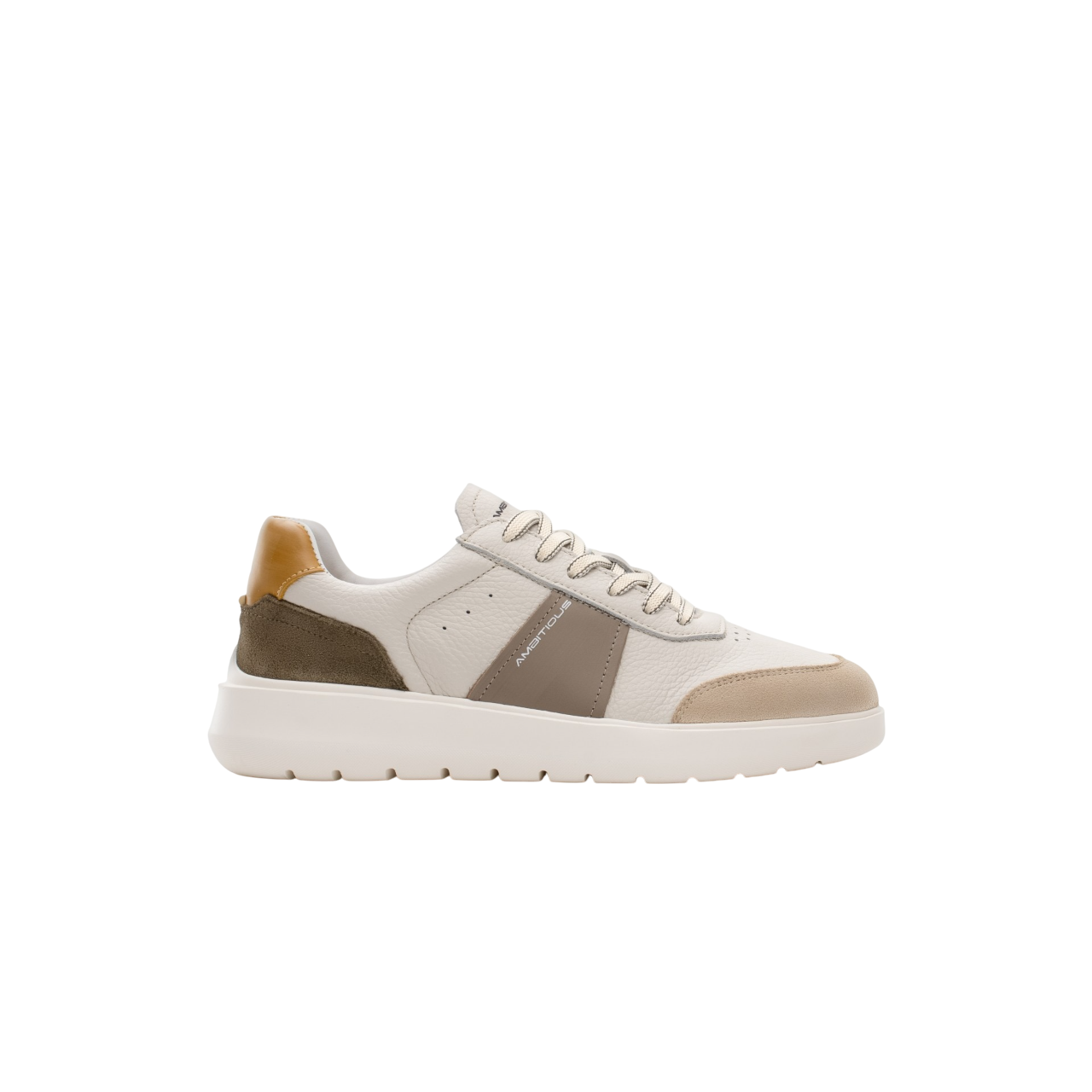 AMBITIOUS Scarpe Uomo 12863 7333AM Off White Taupe