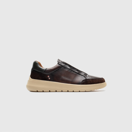 Sneaker Slip-On AMBITIOUS Hover Uomo Marrone - Suola EVA