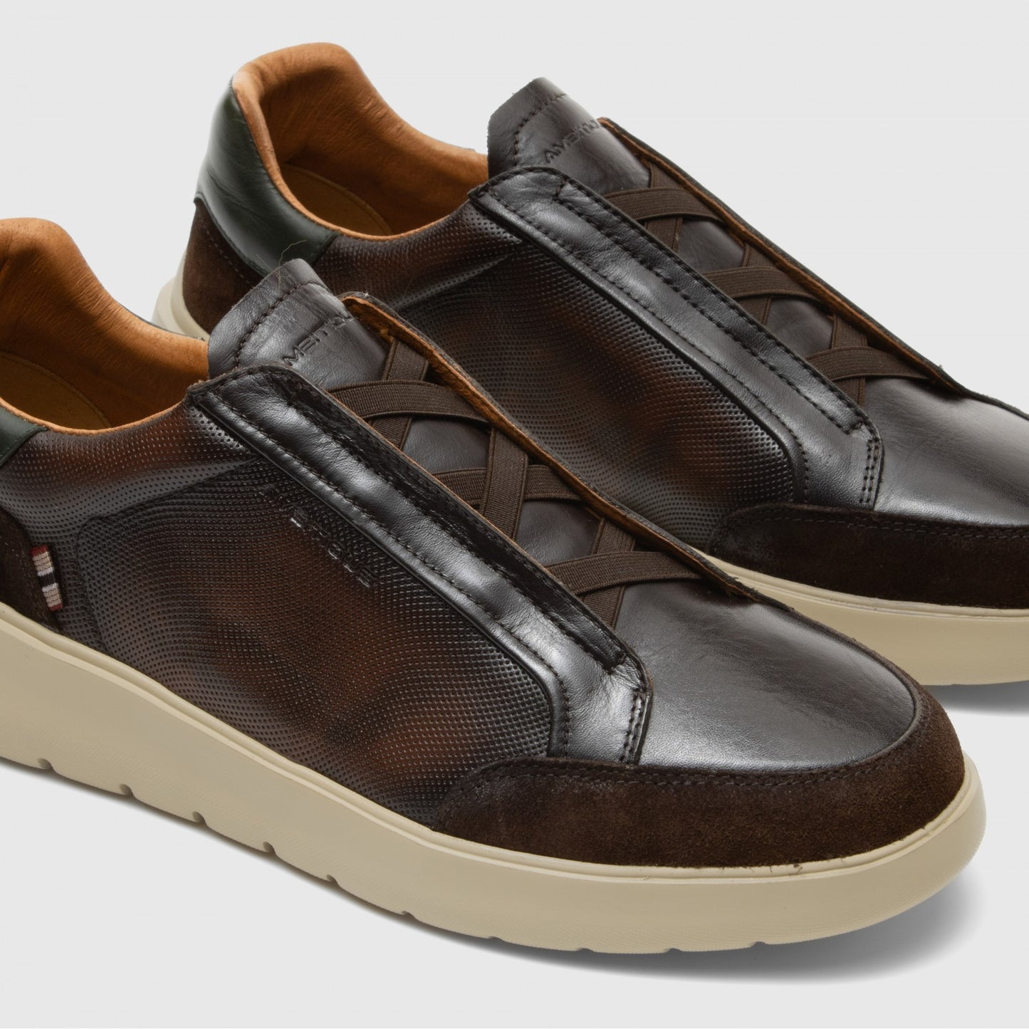 Sneaker Slip-On AMBITIOUS Hover Uomo Marrone - Suola EVA