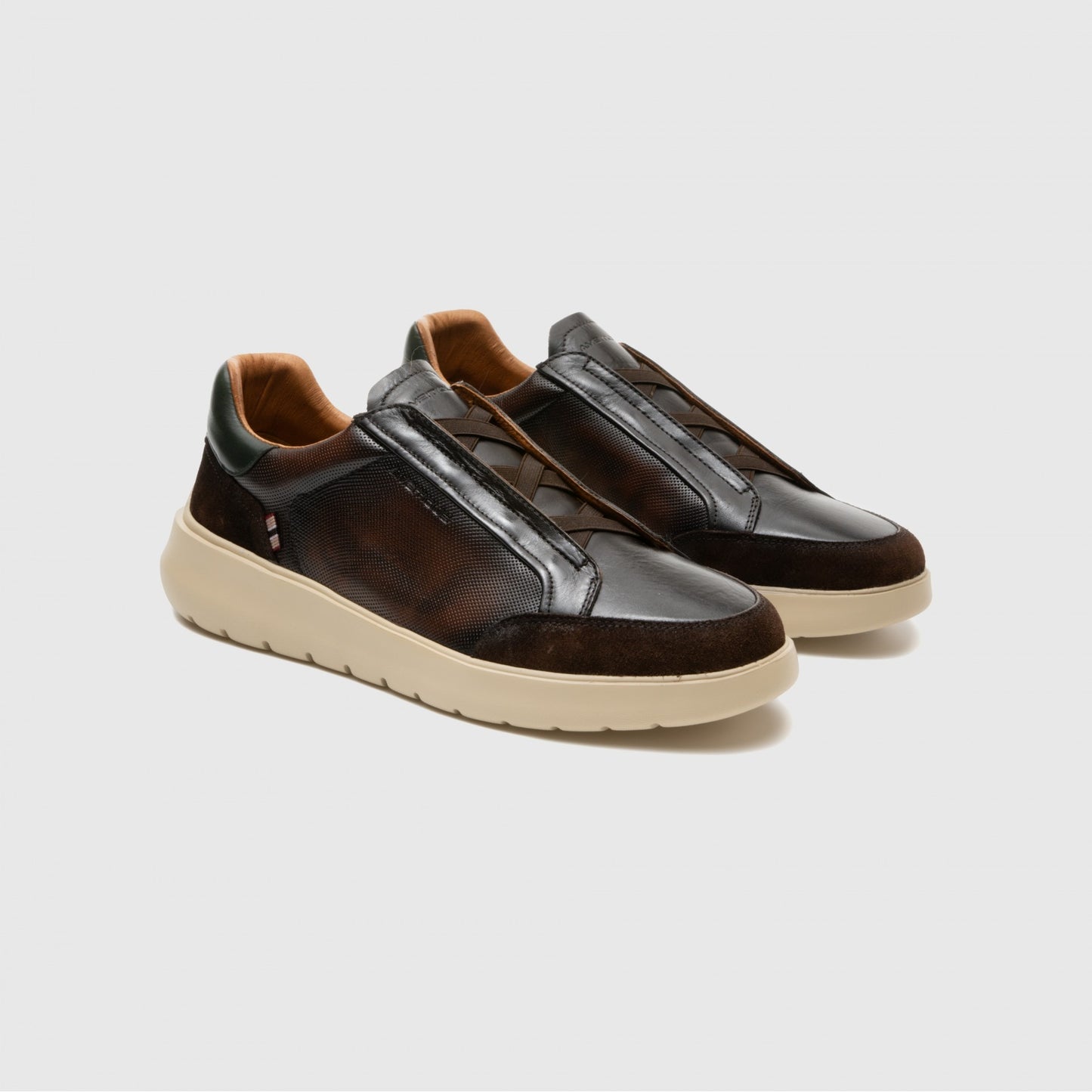 Sneaker Slip-On AMBITIOUS Hover Uomo Marrone - Suola EVA