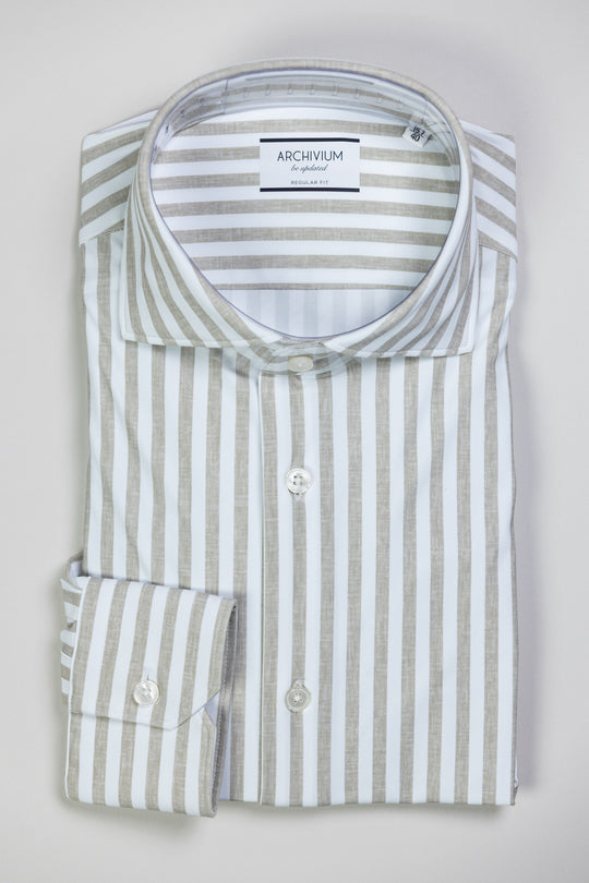 ARCHIVIUM Camicia m/l AR26SR11CA NES07 Linen Greige 121