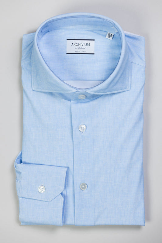 ARCHIVIUM Camicia m/l AR26SR11CA NET LINEN Light Blue 240