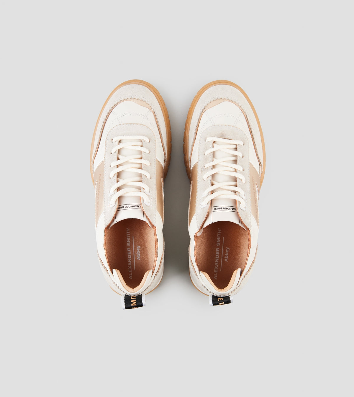ALEXANDER SMITH Sneakers Donna ABBEY ASBEAYW8249FBZ Off White Bronze