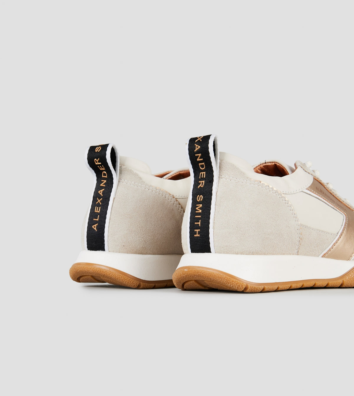 ALEXANDER SMITH Sneakers Donna ABBEY ASBEAYW8249FBZ Off White Bronze