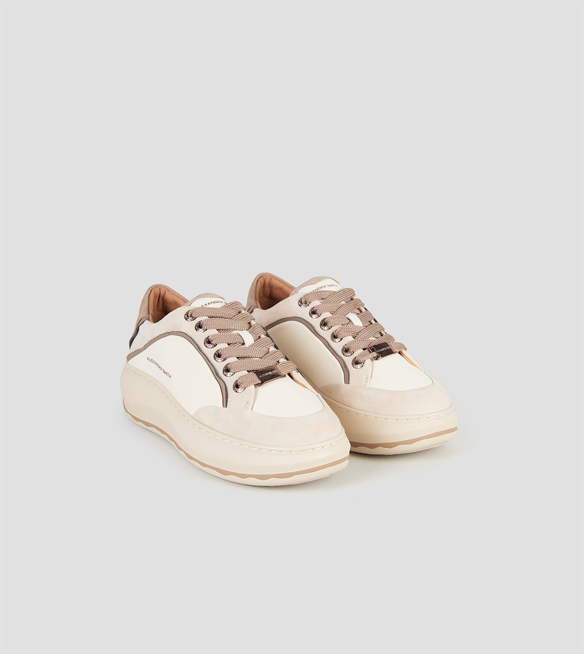 ALEXANDER SMITH Sneakers Donna MAYFAIR ASBEMFW9669IVT Ivory Taupe