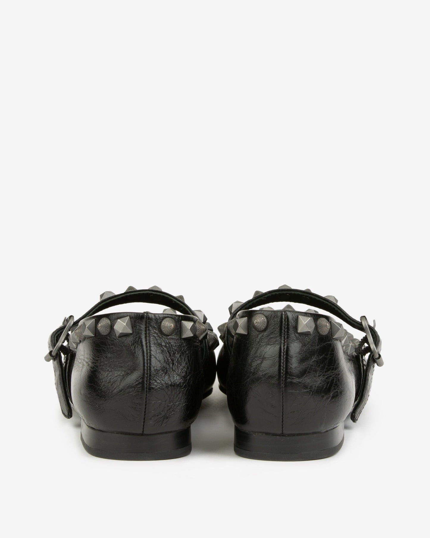 ASH Women's Beatnik 02 Carbon Black Ballet Flats