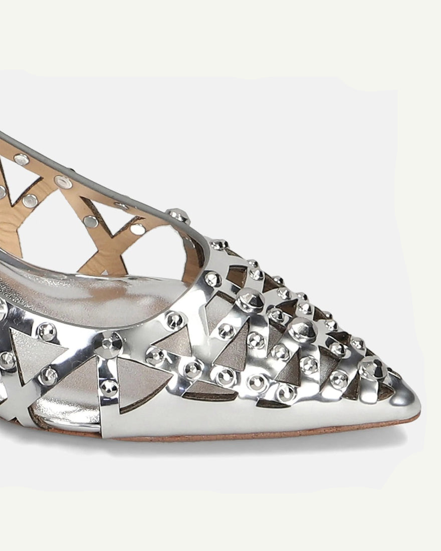 ASH Women's Decollete BIZZARRE 05 COMBO E Silver