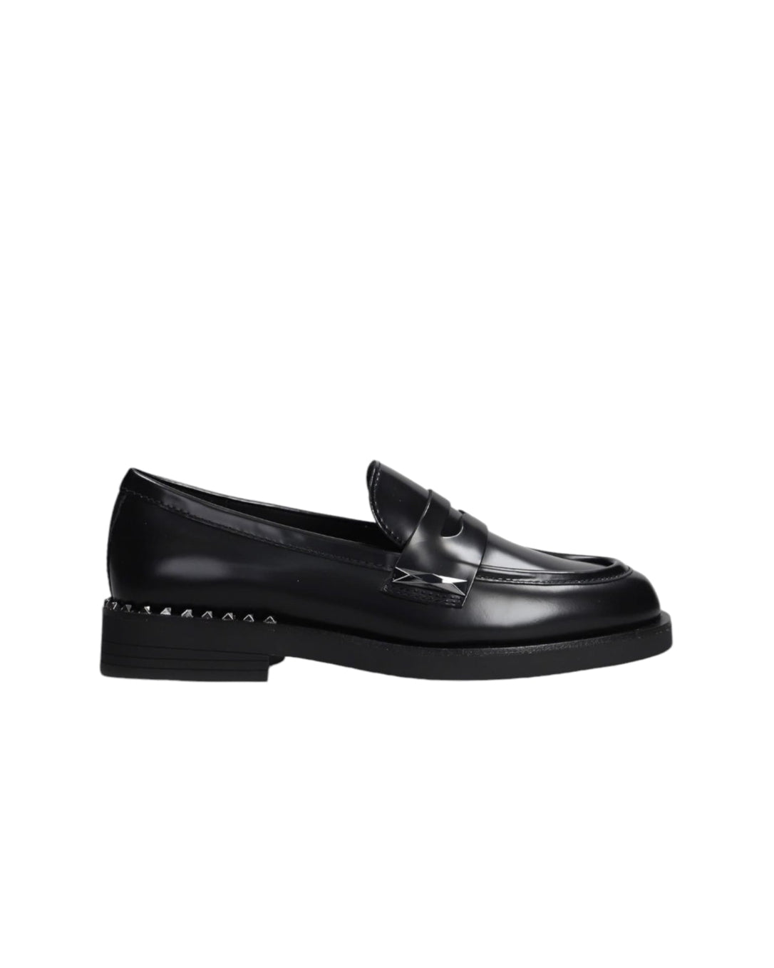 ASH Women's Loafer WHISPER STUDS 01 Black