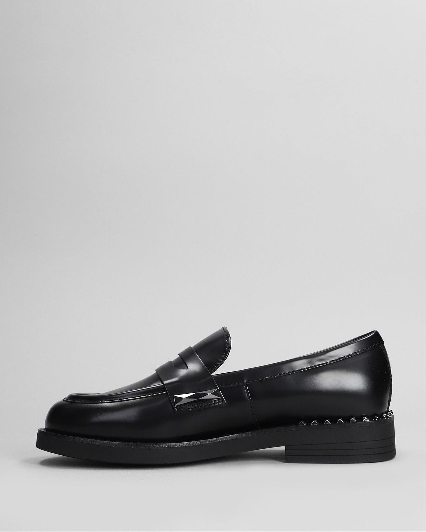ASH Women's Loafer WHISPER STUDS 01 Black