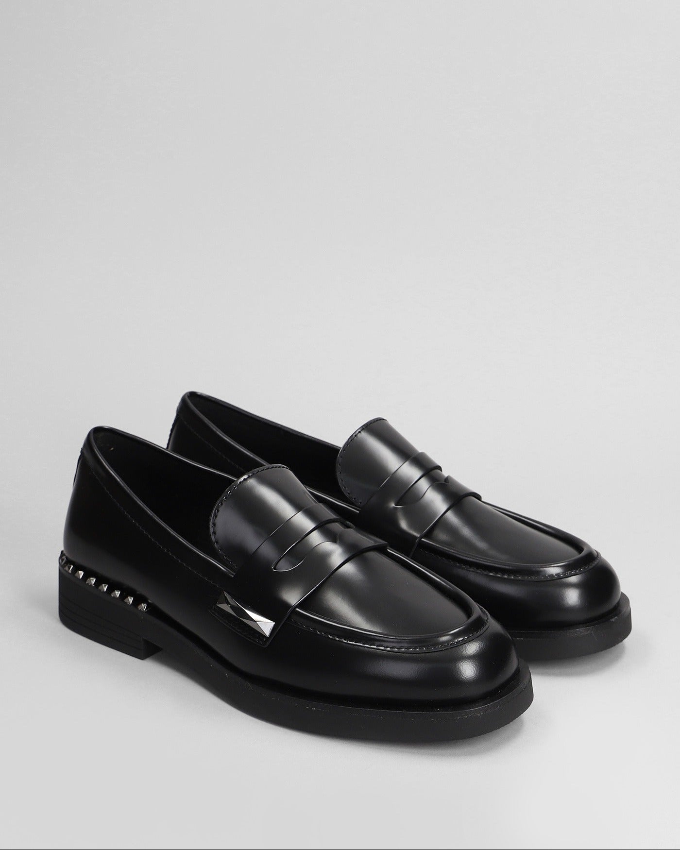 ASH Women's Loafer WHISPER STUDS 01 Black