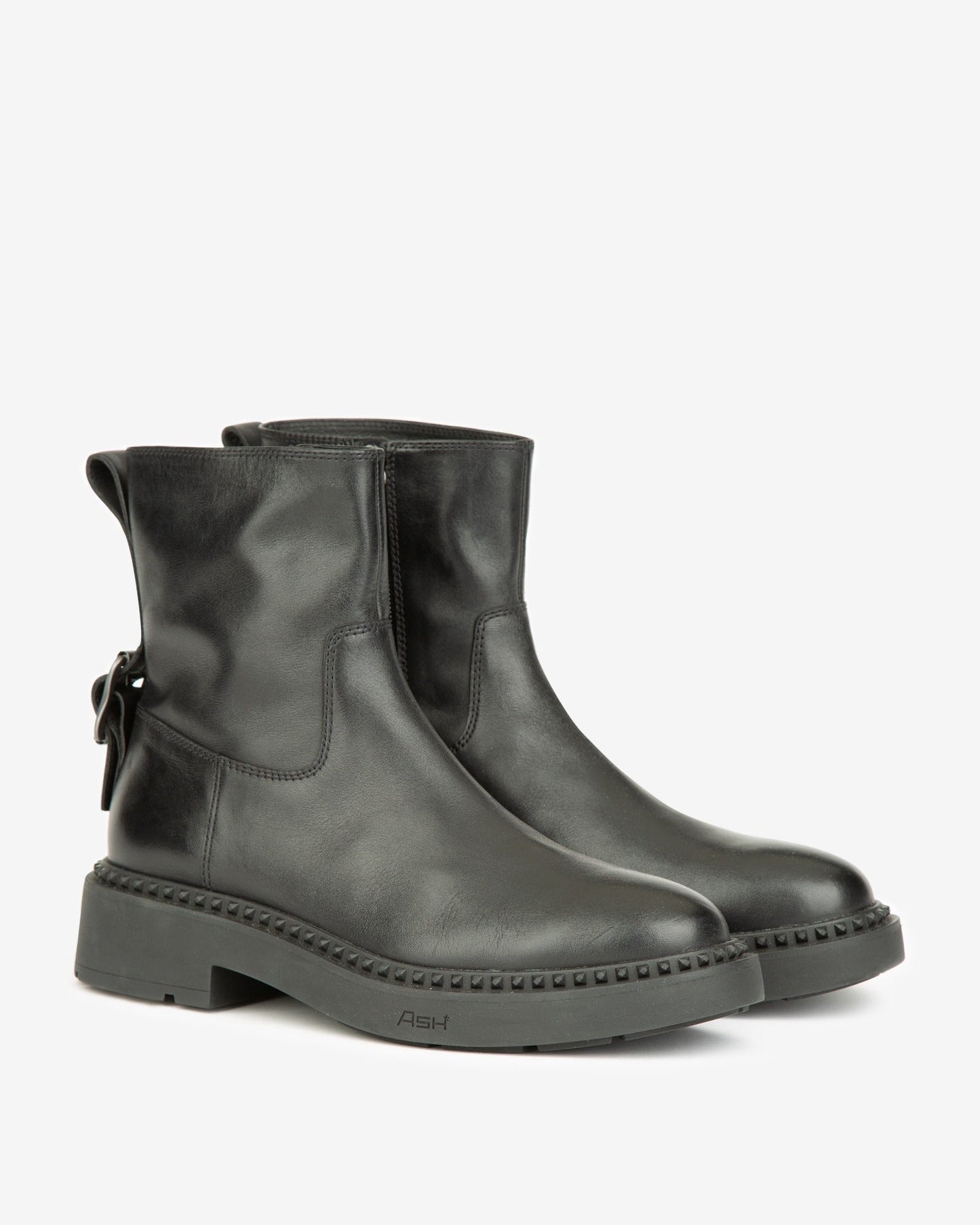 ASH Women's Boots MAGNUM Soft Mustang Black