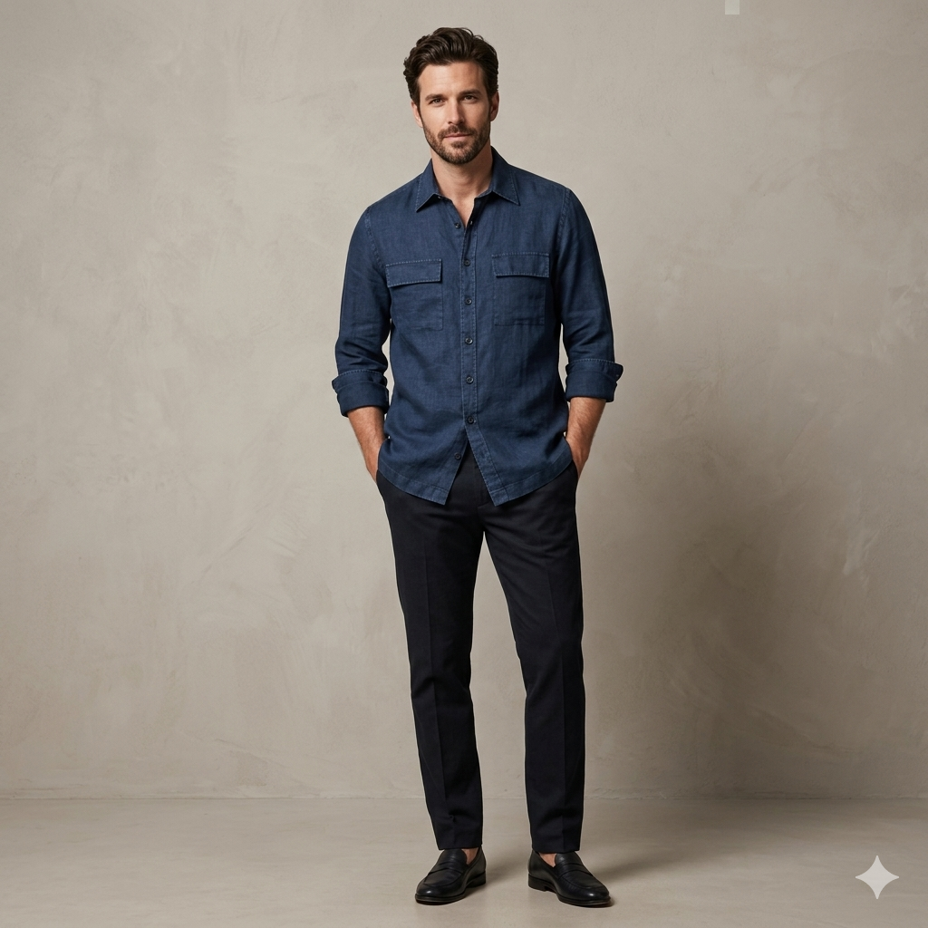 BASTONCINO Shirt B4825 FIL Blue