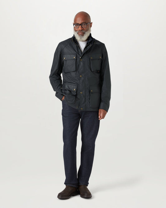 BELSTAFF Giacca Uomo FIELDMASTER ICON 105300 Dark Navy