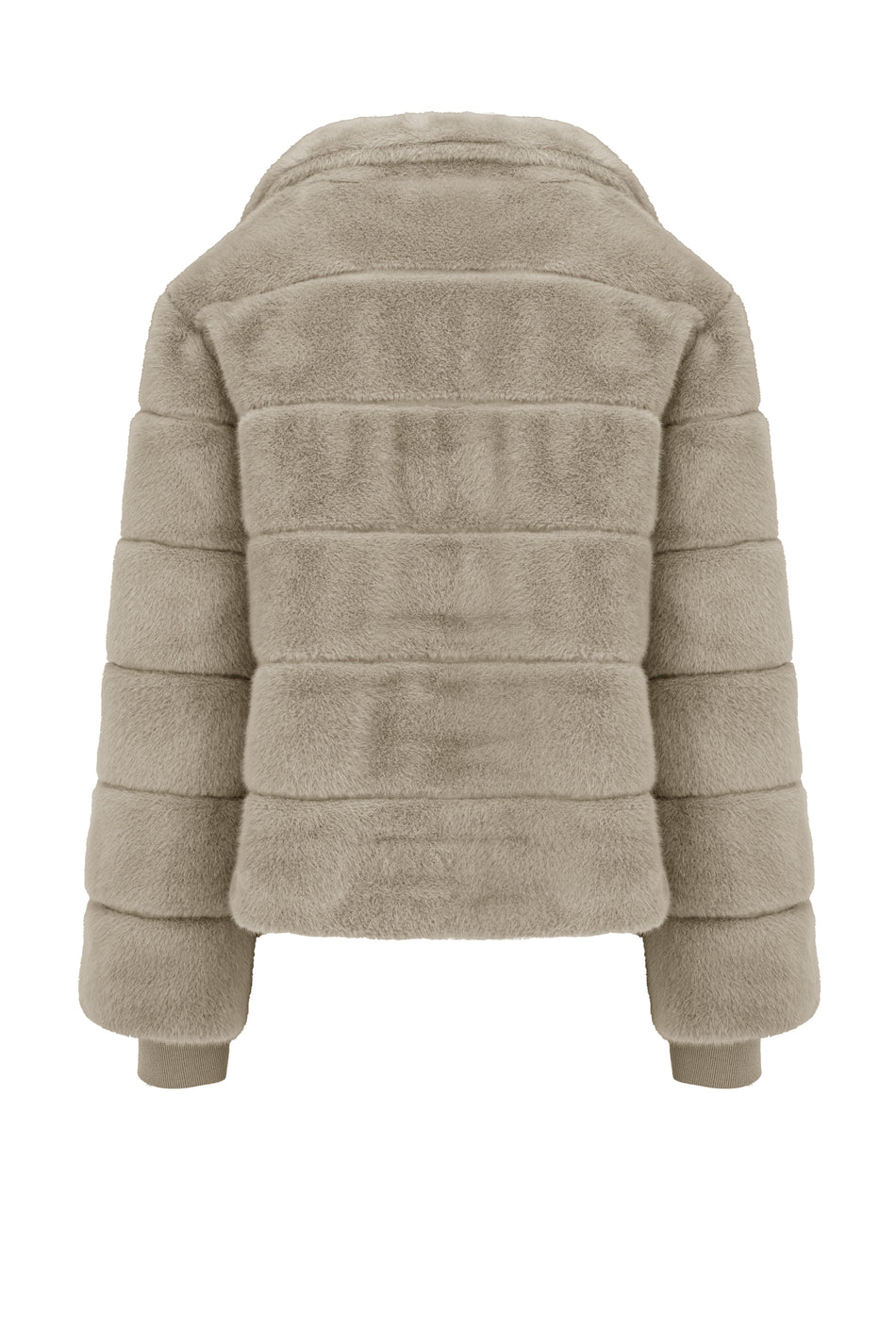 BOMBOOGIE Cappotto Corto Donna Cape fur Jacket JW9817FSB6 Oyster Shell 170
