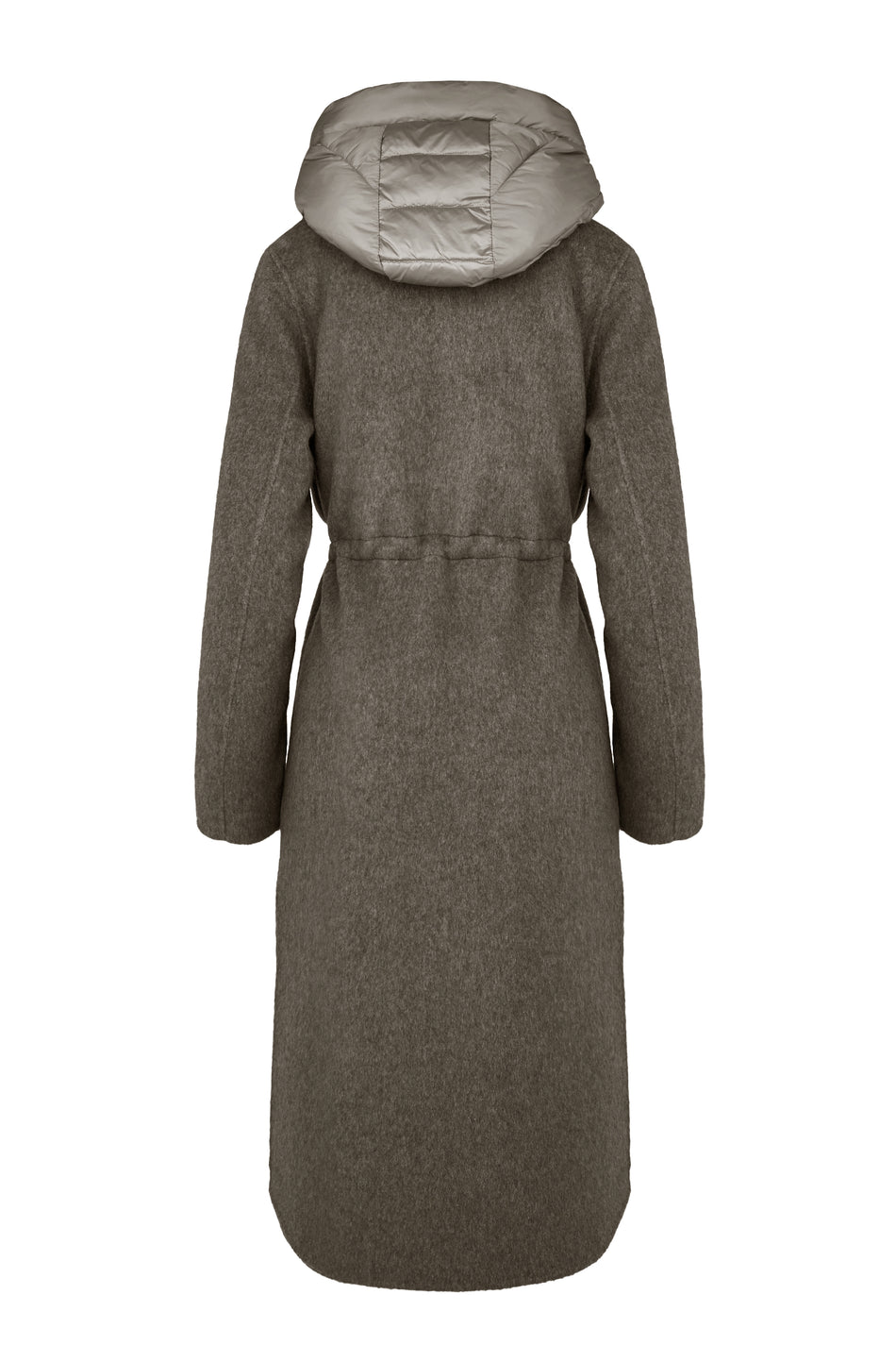 BOMBOOGIE Cappotto in lana e nylon Copenaghen coat CW9147TWLA6 Urban Bronze 148