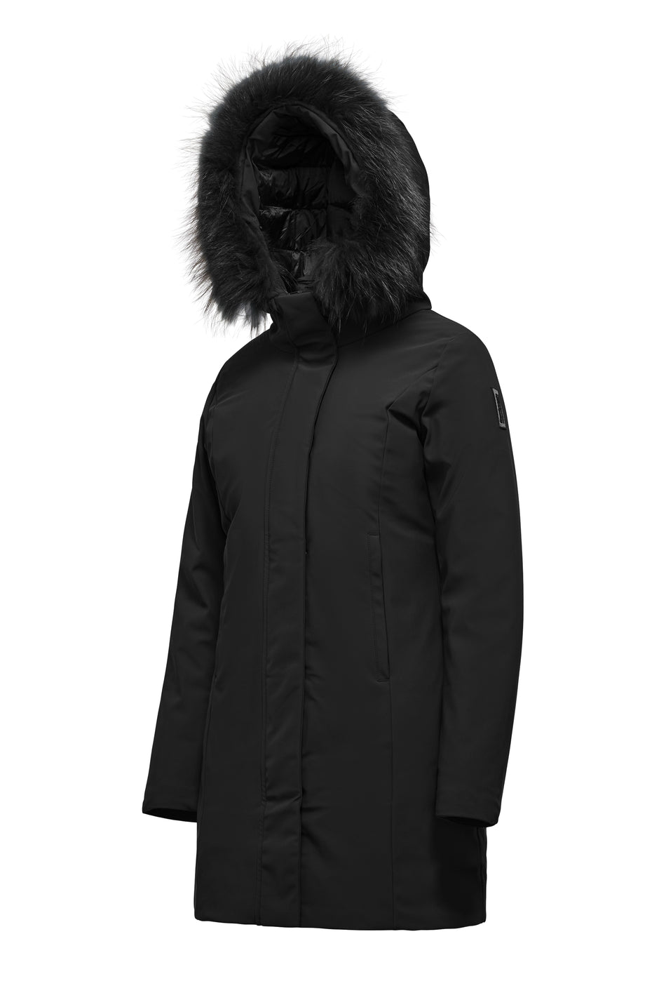 BOMBOOGIE Parka Donna Vienna jacket in softshell antivento CW144PNSR6 Black 703
