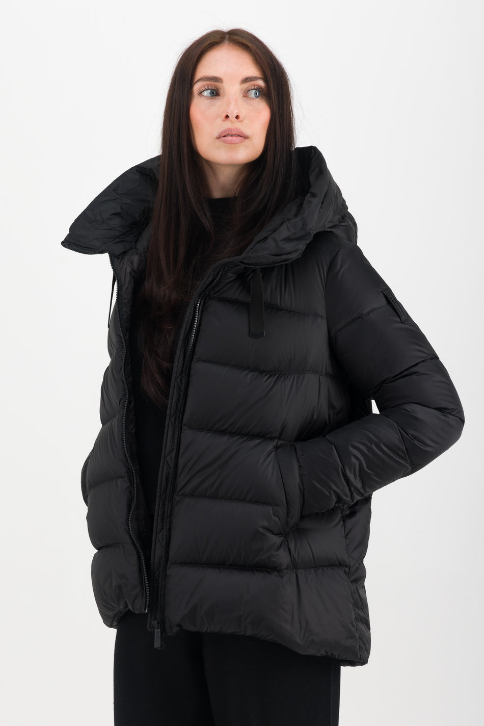 BOMBOOGIE Piumino Corto Donna Rome Down Jacket GW6012TMST Black 90