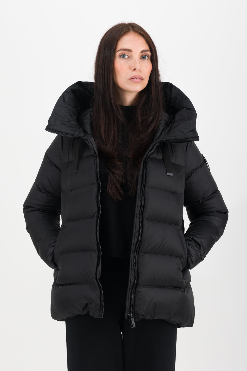 BOMBOOGIE Piumino Corto Donna Rome Down Jacket GW6012TMST Black 90