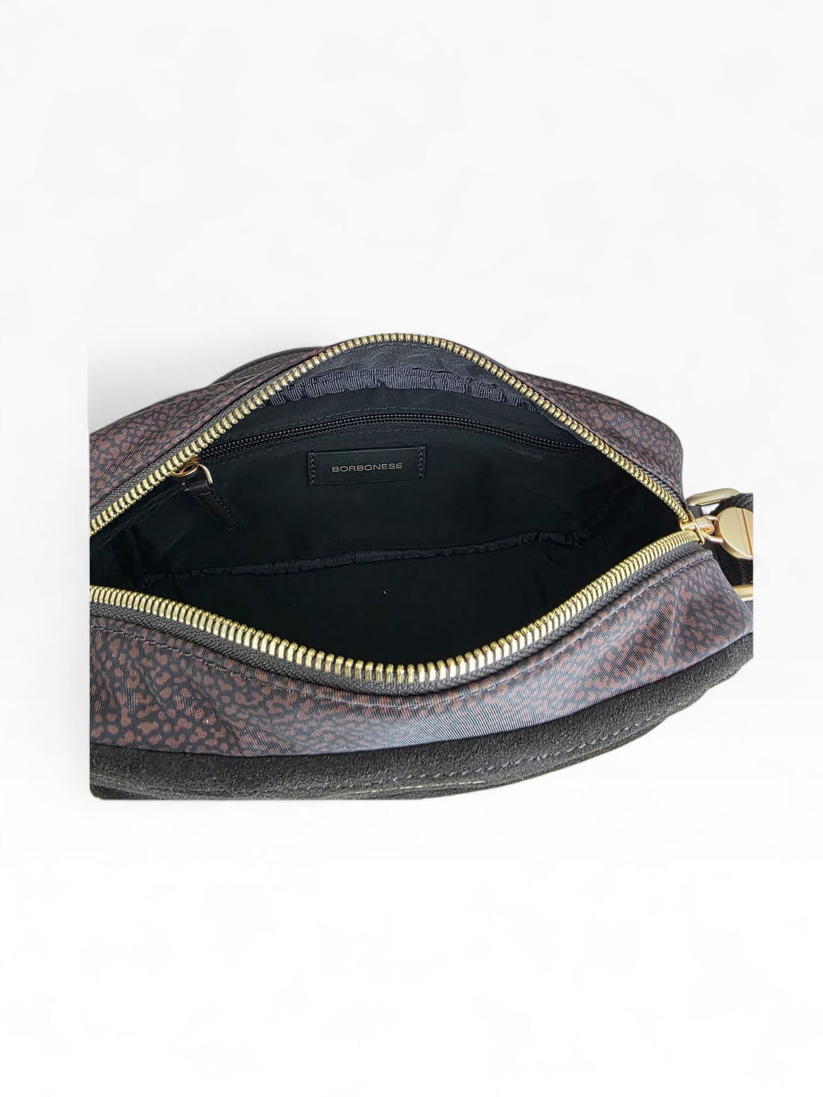 BORBONESE Borsa B-Club Camera Case Small 91010343 0288 269 Cioccolato caffè