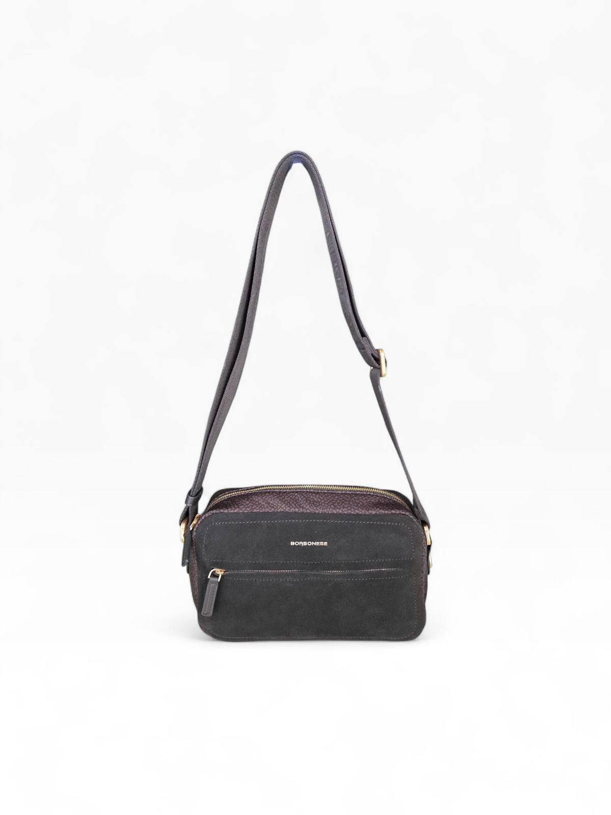 BORBONESE Borsa B-Club Camera Case Small 91010343 0288 269 Cioccolato caffè
