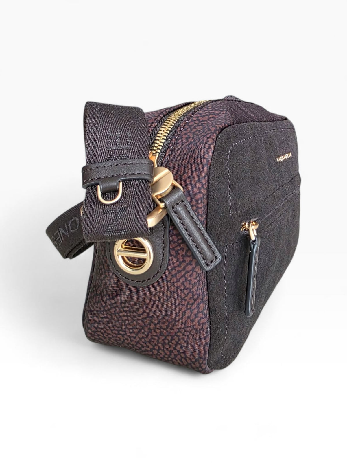 BORBONESE Borsa B-Club Camera Case Small 91010343 0288 269 Cioccolato caffè