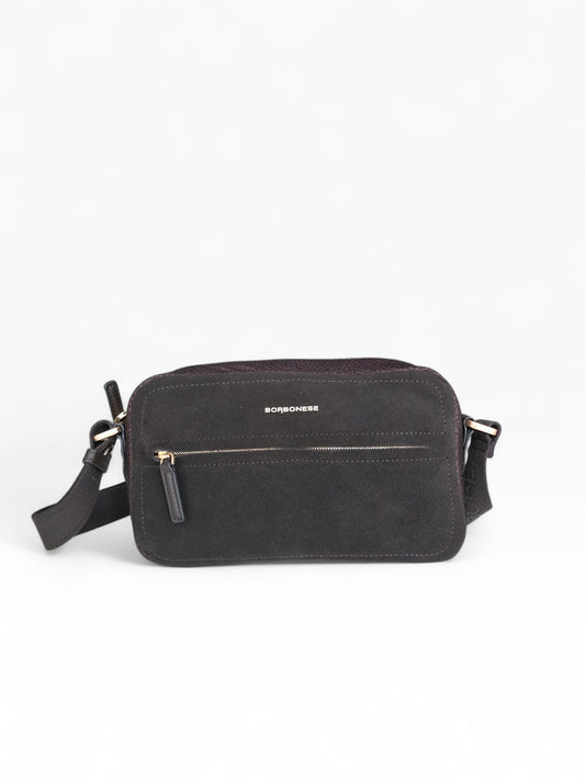 BORBONESE Borsa B-Club Camera Case Small 91010343 0288 269 Cioccolato caffè