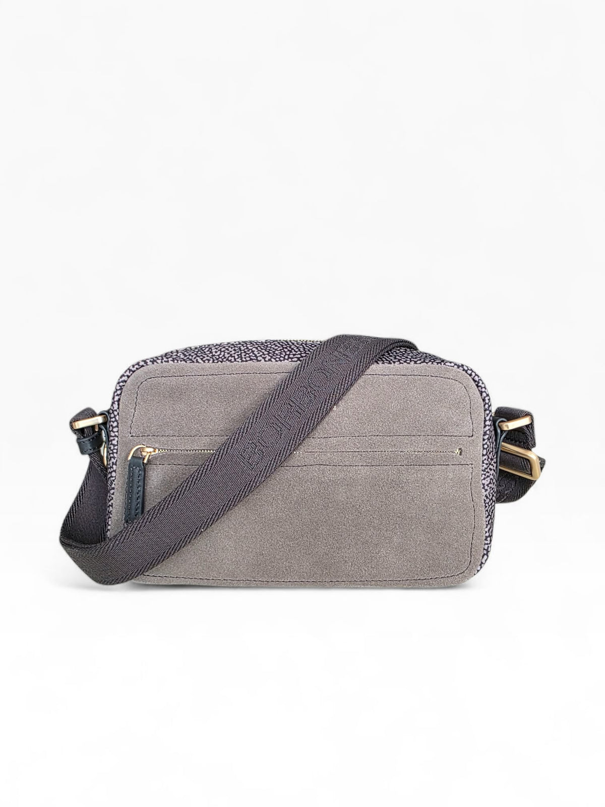 BORBONESE Borsa B-Club Camera Case Small 91010343 0288 M34 Catrame Cenere