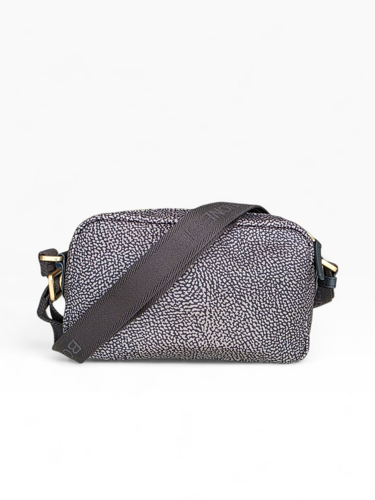 BORBONESE Borsa B-Club Camera Case Small 91010343 0288 M34 Catrame Cenere