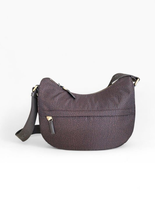 BORBONESE Borsa  B-Club Luna Small 91010339 X95 219 Cioccolato