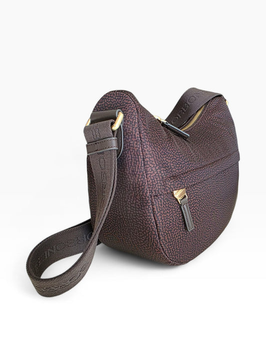 BORBONESE Borsa  B-Club Luna Small 91010339 X95 219 Cioccolato