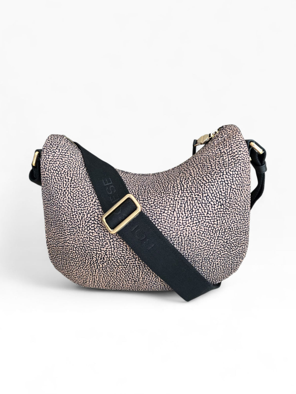 BORBONESE Borsa  B-Club Luna XS Mini 91010338 X95 X11 OP Naturale Nero