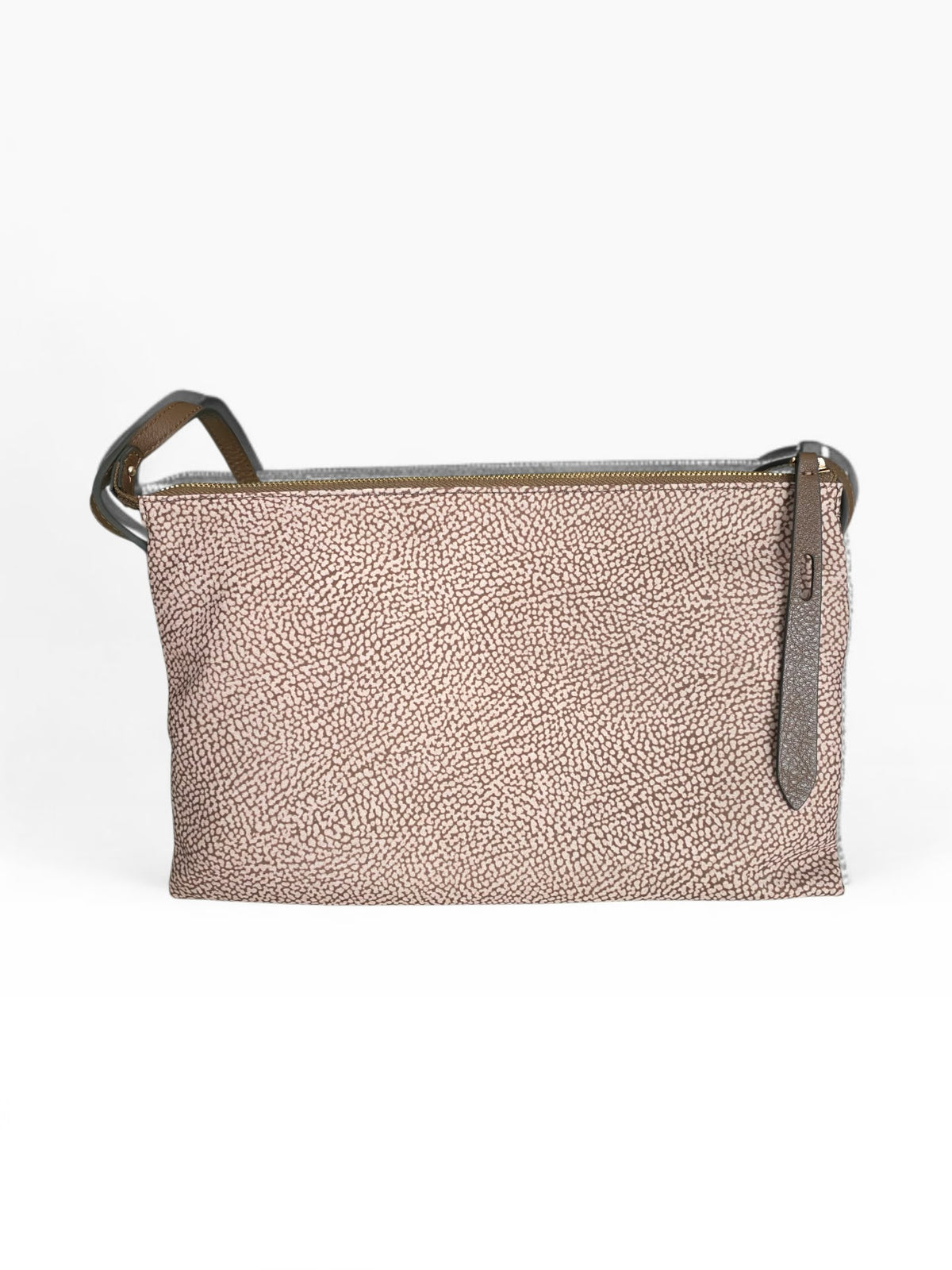 BORBONESE Borsa Cross Over 91010353 0189 994 Beige Marrone