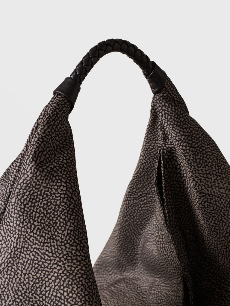 BORBONESE Borsa Hobo Large 91010207 0195 M32 Catrame