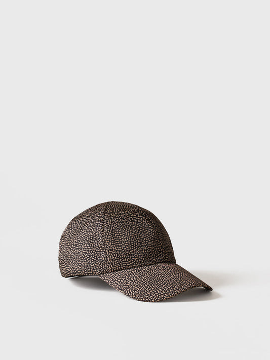 BORBONESE Cappello Baseball 6DP094 X95 X11 Op Naturale Nero